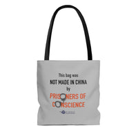 'Not Made in China' Tote in Gray
