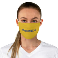 #Free2Meditate Fabric Face Mask