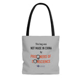 'Not Made in China' Tote in Gray