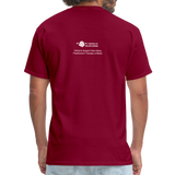 Be a Friend - Men's T-Shirt [Dark] - burgundy